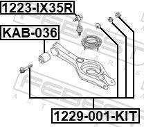 Skrūve 1229-001-KIT