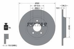 Bremžu disks 92160103