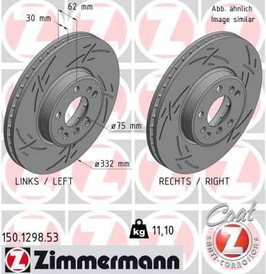 Bremžu disks 150.1298.53