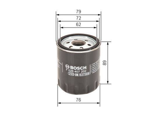 Eļļas filtrs Bosch F026407202