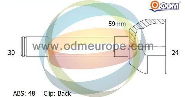 Granāta OJ-0253 22973 151218 ABS Lexus RX 00-03 ; Land Cruiser 89-02 abs