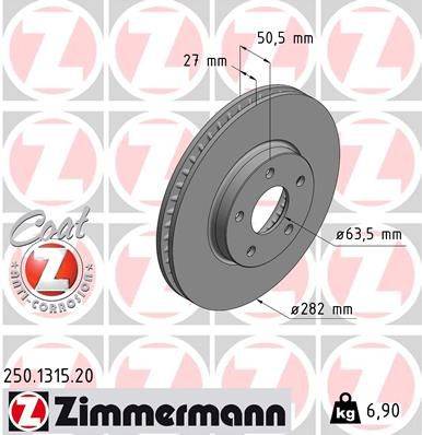 Bremžu diski 250.1315.20