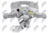 Bremžu suports HZT-CH-043 rear r. CHRYSLER TOWN&COUNTRY 12-,GRAND CARAVAN 12-,ROUTAN 12-,68144206AA