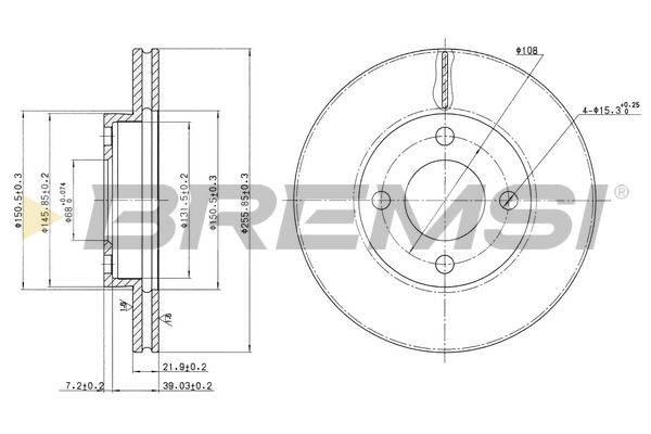 Bremžu diski CD6193V