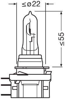 Spuldze Osram 64176CBN X2 H15