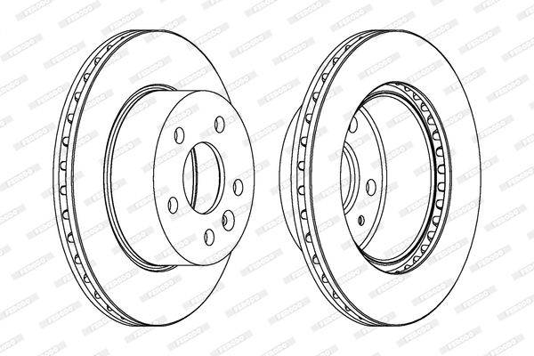 Bremžu disks DDF860C