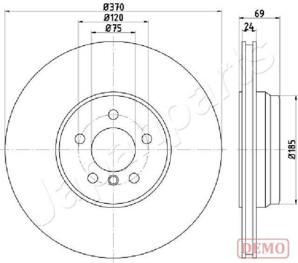 Bremžu disks DP-0127C