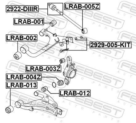 Riteņa skrūve 2929-005-KIT