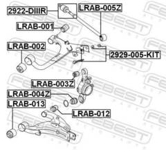 Riteņa skrūve 2929-005-KIT