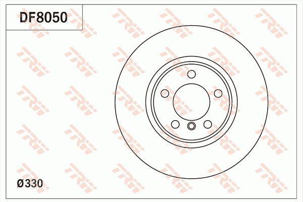 Bremžu disks DF8050