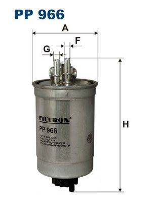 Degvielas filtrs PP966/4