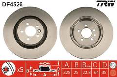 Bremžu disks DF4526