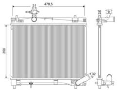 Radiators, Motora dzesēšanas sistēma