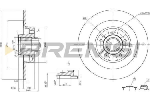 Bremžu disks CD7654S