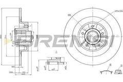 Bremžu disks CD7654S