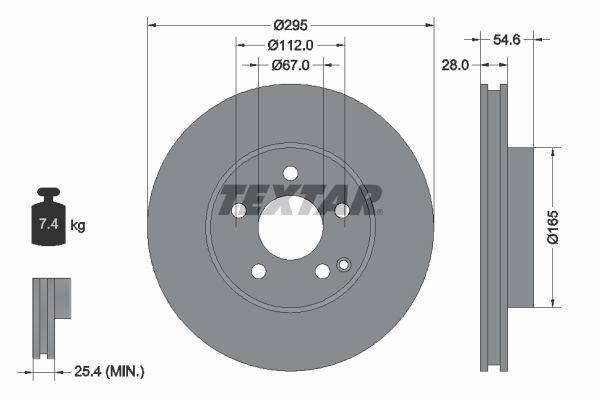 Bremžu disks 92115105