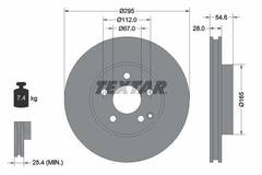 Bremžu disks 92115105