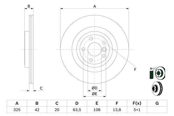 BREMŽU DISKI 0986479E61