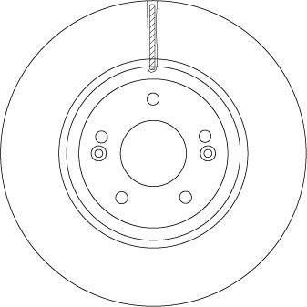 Bremžu disks DF6545S