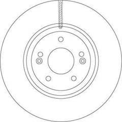 Bremžu disks DF6545S