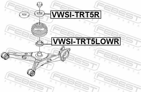 Amortizatora atbalsts VWSI-TRT5R