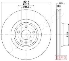 Bremžu disks DI-0925C