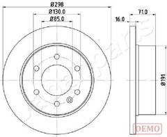 Bremžu disks DP-0527C