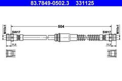 Bremžu šļauka 83.7849-0502.3