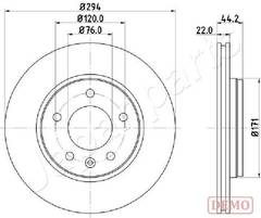 Bremžu disks DP-0925C