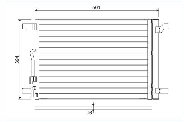Kondicioniera radiators 814301
