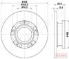 Bremžu disks DP-0312C