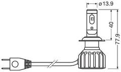 Spuldze 64210DWNBG2 2HFB H7 16W 12V