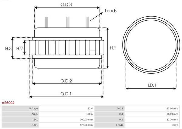 Stators AS6004