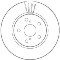 Bremžu disks DF6986S