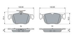 Bremžu uzliku kompl., Disku bremzes