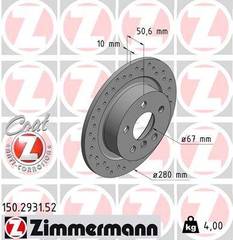 Bremžu disks 150.2931.52