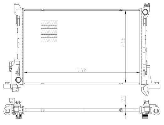 Radiators, Motora dzesēšanas sistēma