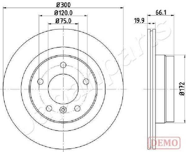Bremžu disks DP-0101C