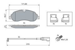Bremžu kluči 0986494845