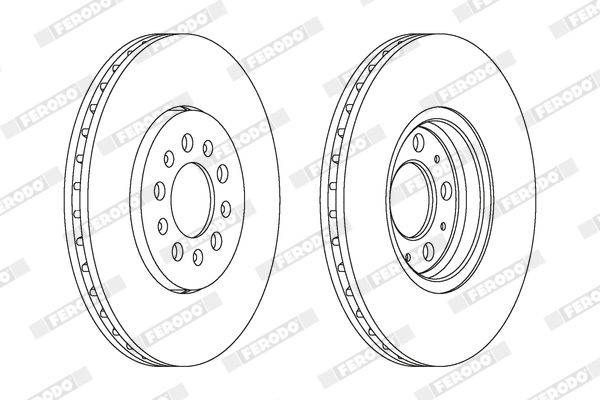 Bremžu disks DDF1221