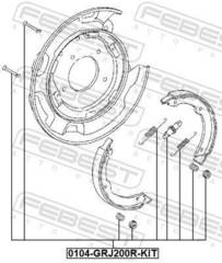Atsperīšu kompl. 0104-GRJ200R-KIT