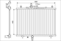 Radiators, Motora dzesēšanas sistēma