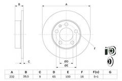 Bremžu disks 0986478868