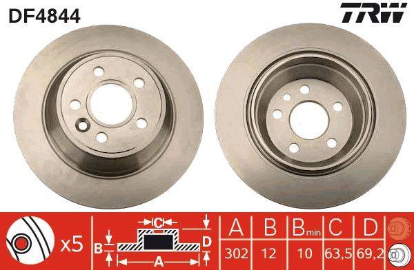 Bremžu disks DF4844