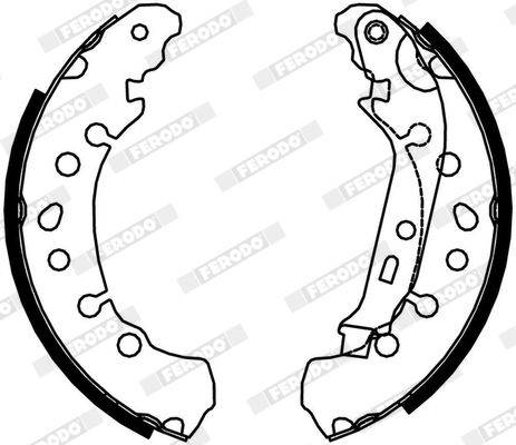 Bremžu loku komplekts