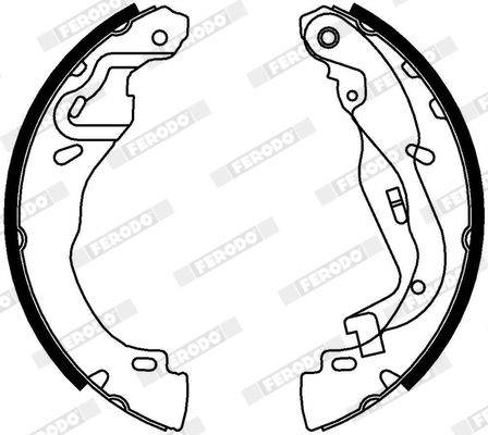 Bremžu loku komplekts