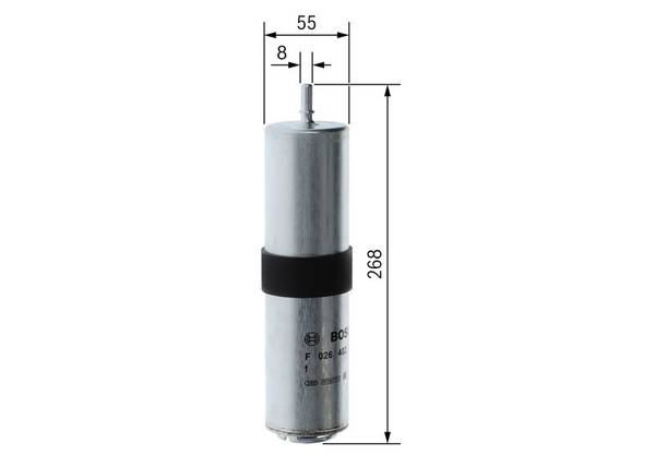Degvielas filtrs F026402257
