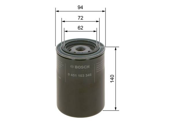 Eļļas filtrs Bosch 0451103346