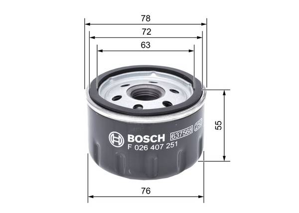 Eļļas filtrs F026407251