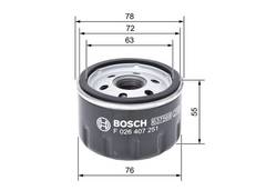 Eļļas filtrs F026407251